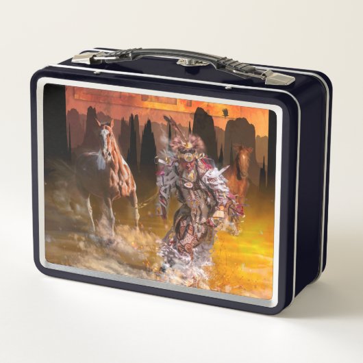 Lunch Box Danseuse amérindienne ROLLING THUNDER (Dos)