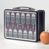 Lunch Box Dark Mark Geometric Icon Pattern (En situation)