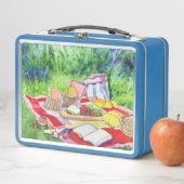 Lunch Box Date du pique-nique aquarelle (En situation)