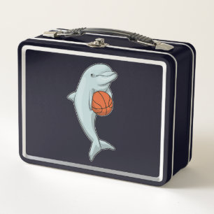 Lunch Box Dauphin au sport de basket-ball