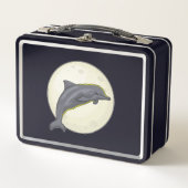 Lunch Box Dauphin avec lune (Devant)