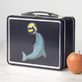 Lunch Box Dauphin avec volleyball (En situation)