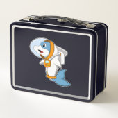 Lunch Box Dauphin en astronaute avec costume (Dos)