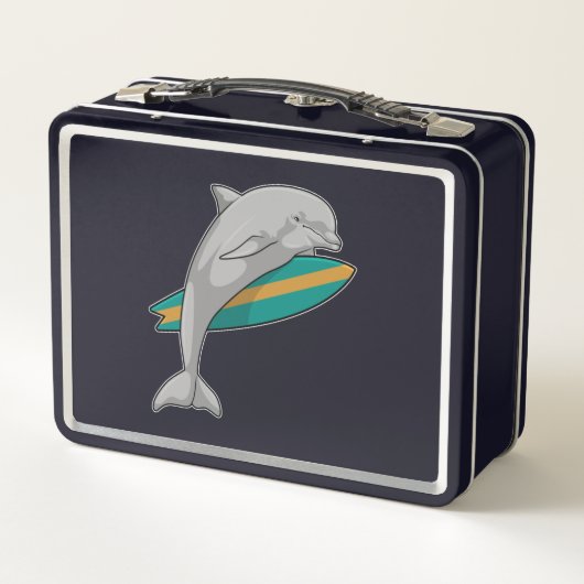 Lunch Box Dauphin en surfeur avec Surfer (Dos)