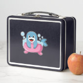 Lunch Box Dauphin sur baignoire (En situation)