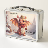 Lunch Box De belles cures de dragon d'hiver (Devant)
