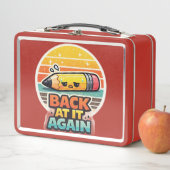Lunch Box De retour dessus encore Crayon drôle Création pour (En situation)