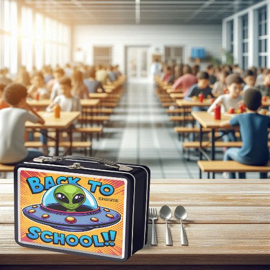 Lunch Box Début de l'école spatiale