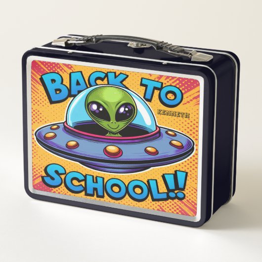 Lunch Box Début de l'école spatiale (Dos)