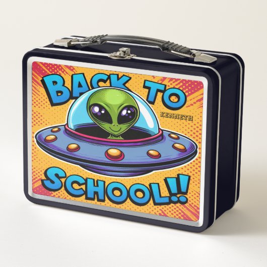 Lunch Box Début de l'école spatiale (Devant)