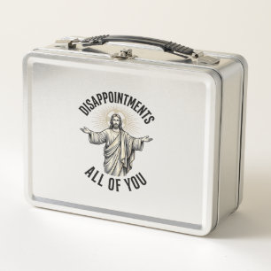 Lunch Box Déceptions Vous Tous Tee-shirt Religieux Vintage