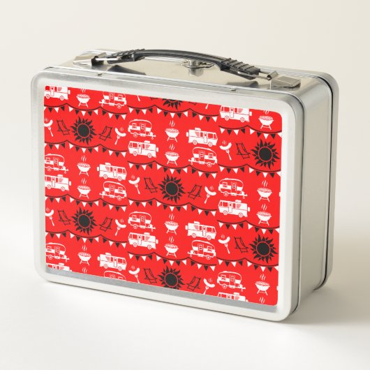 Lunch Box Décor camping Caravan (Dos)