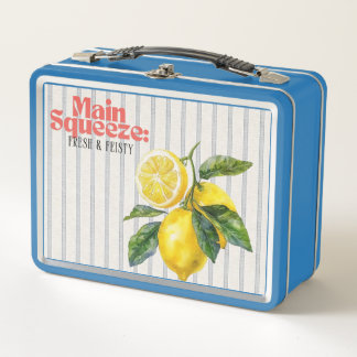 Lunch Box Décor de cuisine au citron frais et piquant Main S
