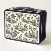 Lunch Box Decorative French toile pattern (Devant)