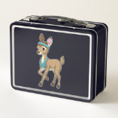 Lunch Box Deer at Fitness with Towel (Dos)