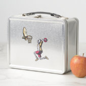 Lunch Box Déguisement de joueur de basket-ball squelette pou (En situation)