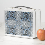 Lunch Box Dentelle romantique : Impression Abstraite brillan (En situation)
