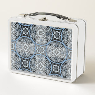 Lunch Box Dentelle romantique : Impression Abstraite brillan