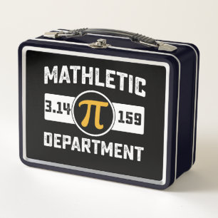 Lunch Box Département mathématique Pi Day Math Vintage