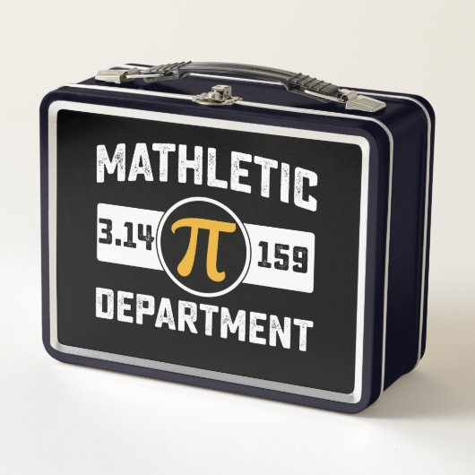 Lunch Box Département Mathlétique Pi Day Math Vintage (Devant)