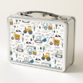 Lunch Box Déplaçons le Motif de véhicule (Dos)