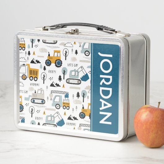 Lunch Box Déplaçons le Motif de véhicule (En situation)