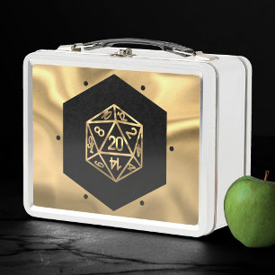 Lunch Box Dés à jouer RPG Joueur de jeux de rôle sur table