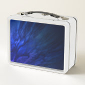 Lunch Box Des ailes mystiques aux plumes bleues profondes (Dos)