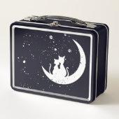 Lunch Box Des chats mignons sur la lune (Devant)
