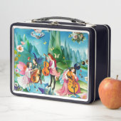 Lunch Box Des fées de Whimsical Jouant aux Cellos (En situation)