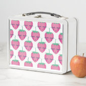 Lunch Box Des fraises endormies, mignonnes motifs. (En situation)