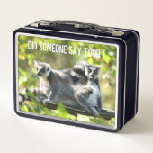 Lunch Box Des lémuriens de Madagascar surpris (Dos)