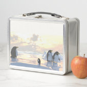 Lunch Box des pingouins qui refroidissent sur une banquise (En situation)