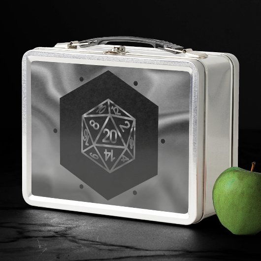 Lunch Box Dés RPG | Imaginaire Old School Tabletop Retro Gam