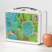 Lunch Box Désert Prickly Pear Cactus Green Garden (En situation)