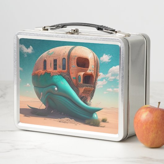 Lunch Box Desert whale house (En situation)