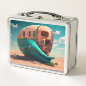 Lunch Box Desert whale house (Devant)