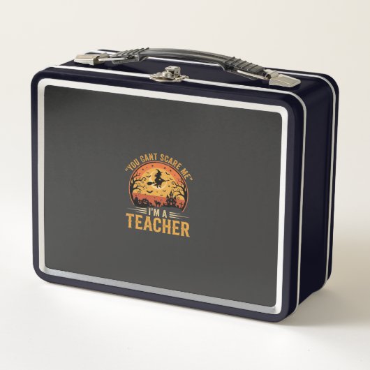 Lunch Box Design de professeur de sorcière de chat d'Hallowe (Devant)
