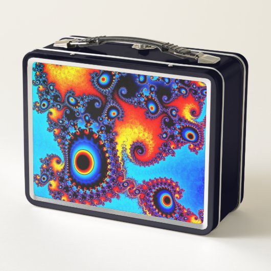 Lunch Box Design de spirale artistique (Dos)