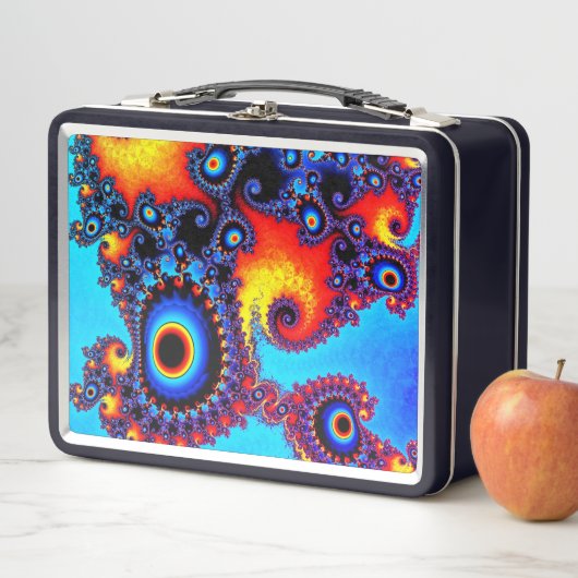 Lunch Box Design de spirale artistique (En situation)