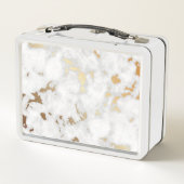 Lunch Box Design élégant en marbre or classique (Dos)