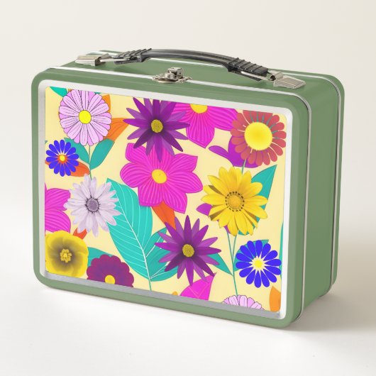 Lunch Box Design floral (Devant)