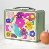Lunch Box Design floral (En situation)
