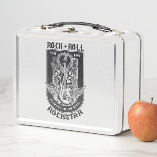 Lunch Box Design Guitar Rock (En situation)