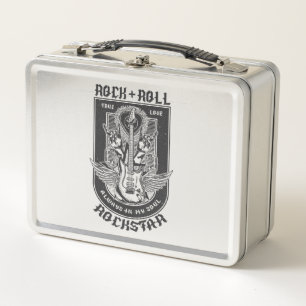 Lunch Box Design Guitar Rock