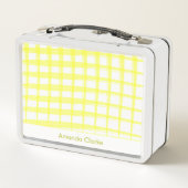 Lunch Box Design simple de latte jaune moderne (Dos)