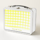 Lunch Box Design simple de latte jaune moderne (Devant)