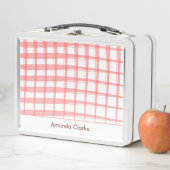 Lunch Box Design simple moderne de latte rouge (En situation)
