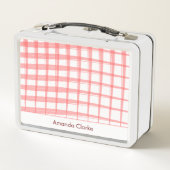 Lunch Box Design simple moderne de latte rouge (Dos)