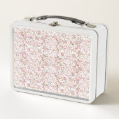 Lunch Box Design vintage rose pâle (Devant)
